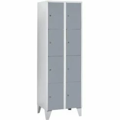 Wolf Stahlspind - Mit Stollenfüßen, 8 Abteile, 300 Mm, Lichtgrau / Silbergrau 7 Wolf Stahlspind - Mit Stollenfüßen, 8 Abteile, 300 Mm, Lichtgrau / Silbergrau -WOLF Geschäft 15623294 4