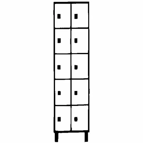 Wolf Stahlspind - Mit Bodensockel, 10 Fächer, 300 Mm, Lichtgrau / Silbergrau 3 Wolf Stahlspind - Mit Bodensockel, 10 Fächer, 300 Mm, Lichtgrau / Silbergrau – Bild 3