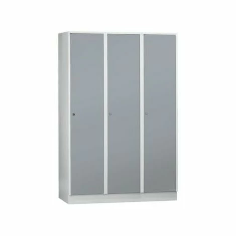 Wolf Schließfachschrank Mit Sockel - HxBxT 1800 X 1200 X 500 Mm, 3 Fächer, 1 Wolf Schließfachschrank Mit Sockel - HxBxT 1800 X 1200 X 500 Mm, 3 Fächer,
