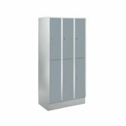 Wolf Schließfachschrank Mit Sockel - HxBxT 1800 X 900 X 500 Mm, 6 Fächer,