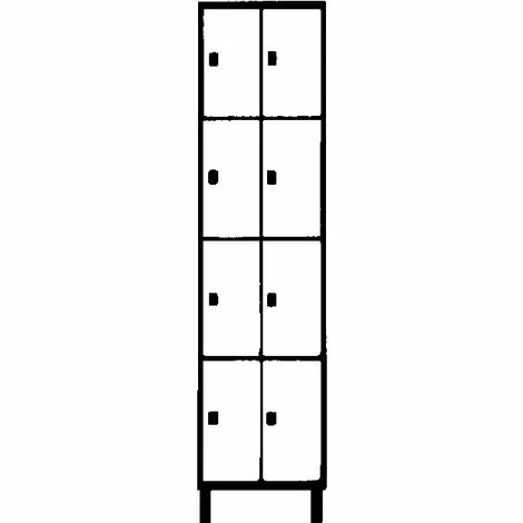 Wolf Stahlspind - Mit Bodensockel, 8 Fächer, 300 Mm, Lichtgrau / Silbergrau 3 Wolf Stahlspind - Mit Bodensockel, 8 Fächer, 300 Mm, Lichtgrau / Silbergrau – Bild 3