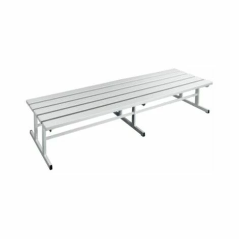 Wolf Garderobenbank - Sitzfläche beidseitig - lichtgrau, 2000 mm Länge Bank Bank Wolf Garderobenbank - Sitzfläche Beidseitig - Lichtgrau, 2000 Mm Länge Bank Bank -WOLF Geschäft 15627915 1