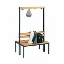 Wolf Garderobenbank, Zweiseitig - Länge 1000 Mm, Buchenleisten - 2 X 4