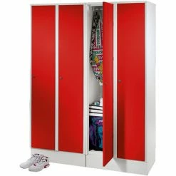 Wolf Garderobenschrank - Mit Schuhfach Und Ablagefläche - Lichtgrau / Lichtblau -WOLF Geschäft 15629793 4