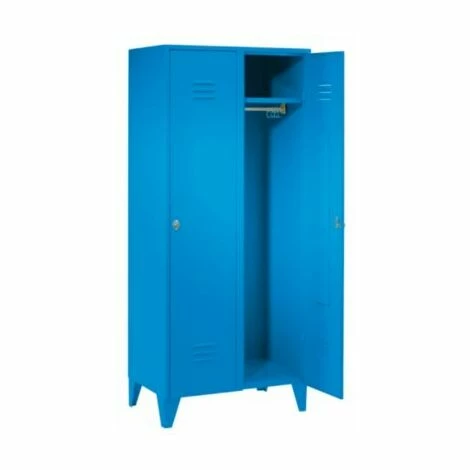 Wolf Stahlspind Mit Stollenfüßen, Abteile Schrankhoch - Vollwandtüren, 1 Wolf Stahlspind Mit Stollenfüßen, Abteile Schrankhoch - Vollwandtüren,