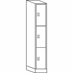 Wolf – Garderobenschrank, Fachhöhe 540 Mm - 1 Abteil à 300 Mm Breite - 7 Wolf – Garderobenschrank, Fachhöhe 540 Mm - 1 Abteil à 300 Mm Breite - -WOLF Geschäft 15631627 3