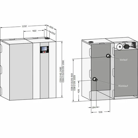 WOLF COB-2-15 Ölbrennwertkessel Paket Mit Speicher TS-160 Und BM-2 Für Mischerkreis - 8908791W10 2 WOLF COB-2-15 Ölbrennwertkessel Paket Mit Speicher TS-160 Und BM-2 Für Mischerkreis - 8908791W10 – Bild 2