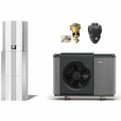 WOLF Wärmepumpen-Center-Paket CHC-Monoblock 07/200 Inklusive CHA07/400V, Warmwasserspeicher, Bedienmodul + Zubehör - 9146835W02