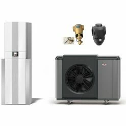 WOLF Wärmepumpen-Center-Paket CHC-Monoblock 07/300 Inklusive CHA07/400V, Warmwasserspeicher, Bedienmodul + Zubehör - 9146841W02