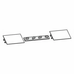 WOLF Schneelastschienen Verbinder Set Zwei Schneelastschienen