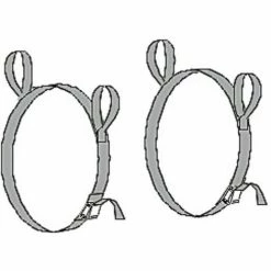 WOLF Tragegurtset Aus 2 Spanngurten Mit Jeweils Zwei Trageschlaufen