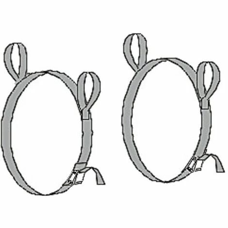 WOLF Tragegurtset Aus 2 Spanngurten Mit Jeweils Zwei Trageschlaufen 1 WOLF Tragegurtset Aus 2 Spanngurten Mit Jeweils Zwei Trageschlaufen