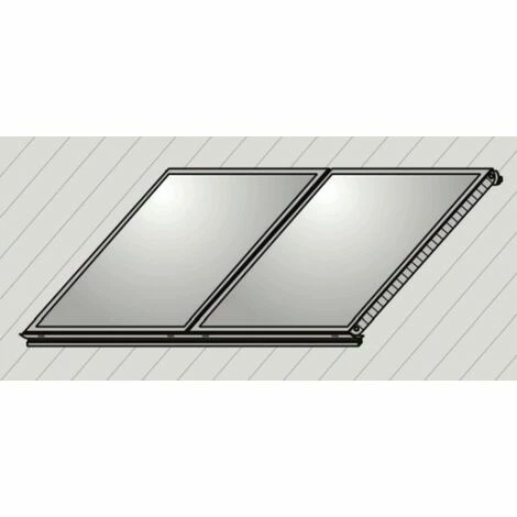 WOLF Aufdach-Montage-Set AluPlus 2 Kollektor TopSon F3/CFK-1 (Hochformat) 1 WOLF Aufdach-Montage-Set AluPlus 2 Kollektor TopSon F3/CFK-1 (Hochformat)