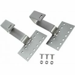 WOLF Falzziegel-Haken Aluplus Set A 2 Stück, Niedrige Dachlattung, 8mm