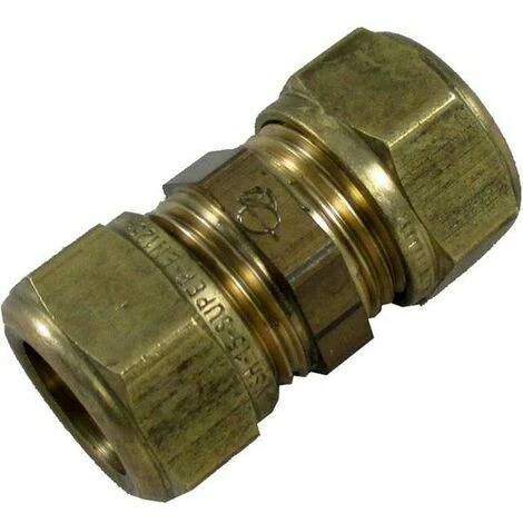 WOLF Gerade Verschraubung 15mm Messing, Für CRK-12, 2483594 1 WOLF Gerade Verschraubung 15mm Messing, Für CRK-12, 2483594