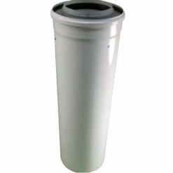 WOLF Luft-/Abgasrohr DN100/150 L:500 Weiß, 2651104