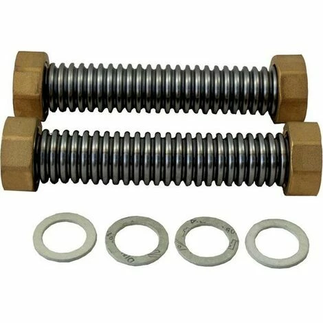 WOLF Edelstahl-Wellschlauchset 127mm F. Niedertemperaturkreis, 2070733 1 WOLF Edelstahl-Wellschlauchset 127mm F. Niedertemperaturkreis, 2070733