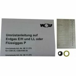 WOLF Umrüstsatz Für Gasbrennwertthermen CGB-50 Flüssiggas Auf Erdgas Bzw. LL/E