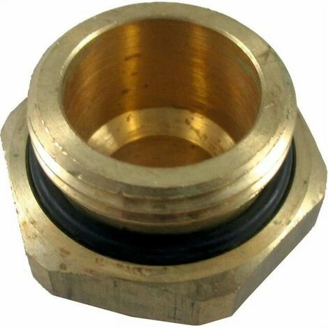 WOLF Doppelnippel Reduziert 1"-3/4"AG Messing, 2009025 1 WOLF Doppelnippel Reduziert 1"-3/4"AG Messing, 2009025