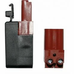 WOLF Stecker/Buchsen-Teil 2-polig Braun, 2794015