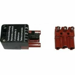 WOLF Stecker/Buchsen-Teil 3-polig Rot/Braun, 2794018