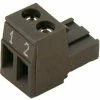 WOLF Gegenstecker Schwarz 2-polig 2794062