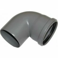 WOLF Ansaugrohr Gebogen DN110 87Gr Für Pellevent-m, Aus PP, 2800637