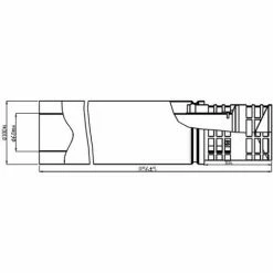 WOLF Luft-/Abgasrohr DN 60/100, Waagerecht 856mm, 2651241