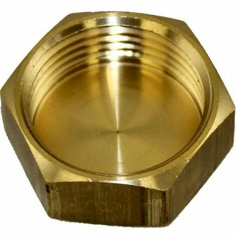 WOLF Verschlusskappe G 1" Aus Messing 1 WOLF Verschlusskappe G 1" Aus Messing