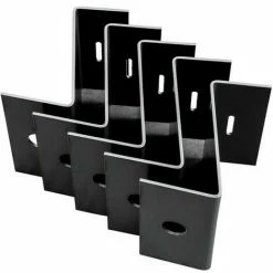 WOLF Blechwinkel Für ID-Montage Aluminium, Set A 5 Stück