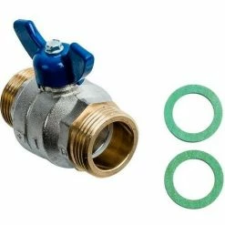 WOLF Kugelhahn G1" AG/AG Blau Für Frischwasser- Und Ladestationen