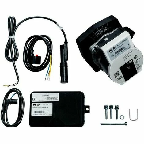 WOLF Set Pumpenkopf Hocheff., Strombox Flowswitch 1 WOLF Set Pumpenkopf Hocheff., Strombox Flowswitch