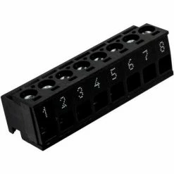 WOLF Steckklemme Schrauba. Für RM5 8-polig Sw