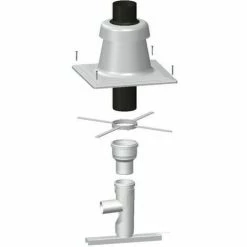 WOLF Grundbausatz DN80/125 Für Mehrfachbelegung, Raumluftunabh.