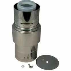 WOLF Zuluftstutzen DN60/100 Luft-/Abgasrohr, Edelstahl/PP, L:250mm