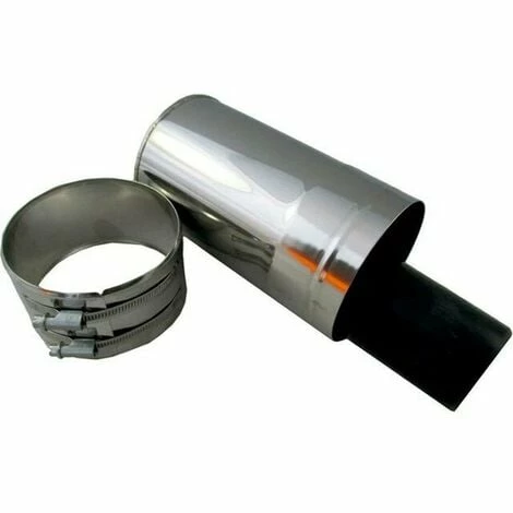 WOLF Mündungsabschluss DN60/100 Luft-/Abgasrohr, Edelstahl/PP, L:290mm 1 WOLF Mündungsabschluss DN60/100 Luft-/Abgasrohr, Edelstahl/PP, L:290mm