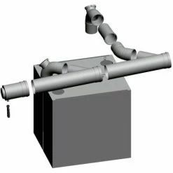 WOLF Grundbausatz MGK Twin DN 200/250 Raumlufabhängig