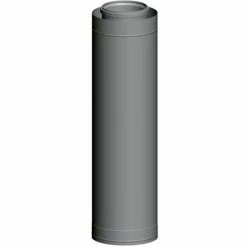 WOLF Luft-/Abgasrohr DN 200/300, Edelstahl/PP 500mm, 2651383