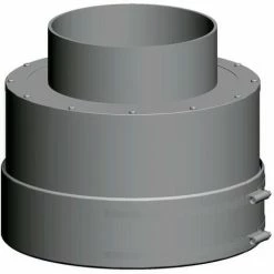WOLF Mündungsabschluss DN 200/300, Edelstahl/PP 250mm, 2651394