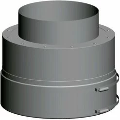 WOLF Mündungsabschluss DN 250/350, Edelstahl/PP 250mm, 2651422