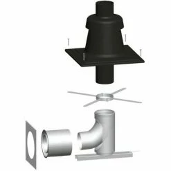WOLF LAS-Schachtbausatz DN 110, Raumluftabhängig, 2651688