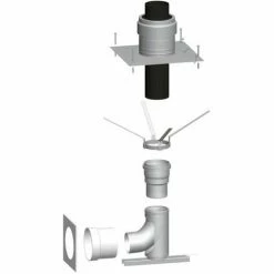 WOLF LAS-Schachtbausatz DN 125, Raumluftabhängig, 2651689