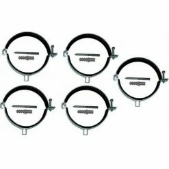 WOLF Abstandsschelle DN 125 F L/Abgasr. 1 Satz = 5 Stück