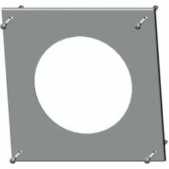 WOLF Rosette Für Abgasrohr D= 80, Weiß, 2651515