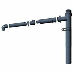 WOLF Erweiterungsbaus. DN60/100-110/160 Mehrfachbelegung, Fassade, Für 1 Gerät