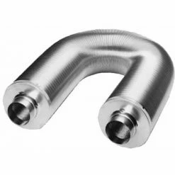 WOLF Schalldämpfer DN 180 Länge 1.000 Mm Mit 50 Mm Dämmung - 2575814