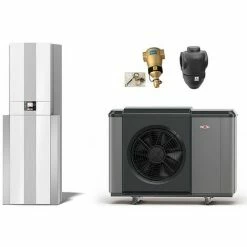 WOLF Wärmepumpen-Center-Paket CHC-Monoblock 10/300-50 Inklusive CHA10/400V, Warmwasserspeicher, Reihenpufferspeicher, Bedienmodul + Zubehör - 9146845W02