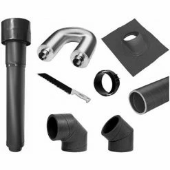 WOLF Zubehörpaket CWL 300 Dachmontage - Farbe Schwarz