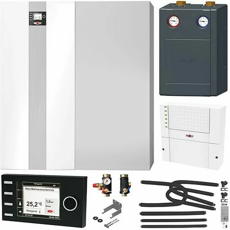 WOLF TGB-2-30 Gasbrennwertkessel Paket Mit Speicher TR-160 Und Regelung BM-2 Für Mischerkreis - 8615762W31 1 WOLF TGB-2-30 Gasbrennwertkessel Paket Mit Speicher TR-160 Und Regelung BM-2 Für Mischerkreis - 8615762W31