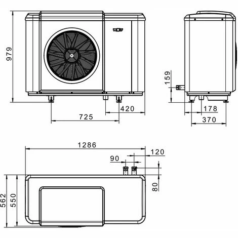 WOLF Luft/Wasser-Wärmepumpen-Center CHC-Monoblock 07/200 Inklusive CHA07/400V, Warmwasserspeicher Und Bedienmodul - 9146835 2 WOLF Luft/Wasser-Wärmepumpen-Center CHC-Monoblock 07/200 Inklusive CHA07/400V, Warmwasserspeicher Und Bedienmodul - 9146835 – Bild 2
